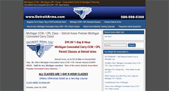 Desktop Screenshot of detroitarms.com